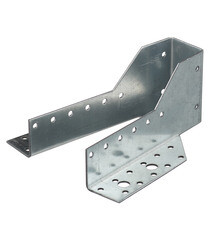 Опора бруса раскрытая оцинкованная 170х76х40х2 мм - фото 1