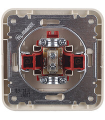 Розетка телевизионная Makel Mimoza встраиваемая бежевая (25007) - фото 3