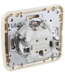 Кнопка управления жалюзи Makel Mimoza встраиваемая бежевая (25041) - фото 2