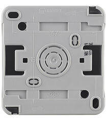 Розетка Makel накладная серая с крышкой (36064099) - фото 3