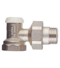 Клапан запорный угловой Tiemme 1/2 НР(ш) х 1/2 ВР(г) для радиатора (3230001) - фото 4