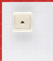 Розетка телефонная Makel Mimoza встраиваемая бежевая RJ11 (25014) - фото 4