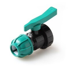 Кран шаровой ПНД ТПК-Аква компрессионный 1 ВР(г) х 32 мм