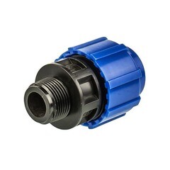 Муфта ПНД ТПК-Аква компрессионная 1 НР(ш) х 32 мм