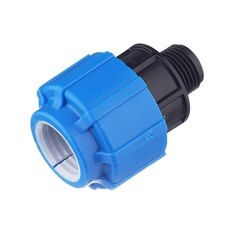 Муфта ПНД ТПК-Аква компрессионная 1/2 НР(ш) х 25 мм