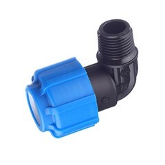 Угол ПНД ТПК-Аква компрессионный 20 мм х 1/2 НР(ш)