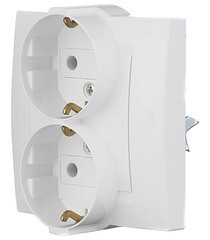 Розетка Simon 15 встраиваемая белая (1590459-030) - фото 4