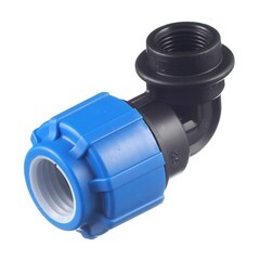 Угол ПНД ТПК-Аква компрессионный 25 мм х 1/2 ВР(г)