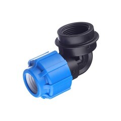 Угол ПНД ТПК-Аква компрессионный 25 мм х 1 ВР(г)