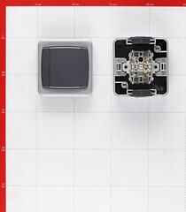 Выключатель Makel одноклавишный накладной серый (36064001) - фото 4