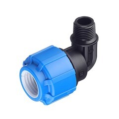 Угол ПНД ТПК-Аква компрессионный 25 мм х 1/2 НР(ш)