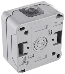 Выключатель Makel двухклавишный накладной серый (36064003) - фото 4