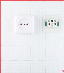 Розетка Hegel Alfa накладная белая (РА16-103) - фото 5