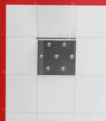 Уголок соединительный оцинкованный 50х50х50х2 мм - фото 2