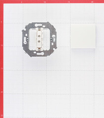 Переключатель Simon 15 одноклавишный встраиваемый белый (1591201-030) - фото 5