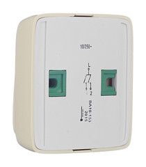 Выключатель Hegel Alfa двухклавишный накладной слоновая кость (ВА10-153-01) - фото 3