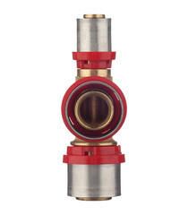 Тройник Tiemme 26(пресс) х 26(пресс) х 16(пресс) - фото 5