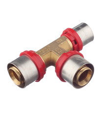 Тройник Tiemme 26(пресс) х 26(пресс) х 20(пресс) - фото 1