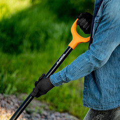 Лопата совковая Plantic Terra стальная прямоугольная с металлическим черенком 1010 мм (11007-01) - фото 2