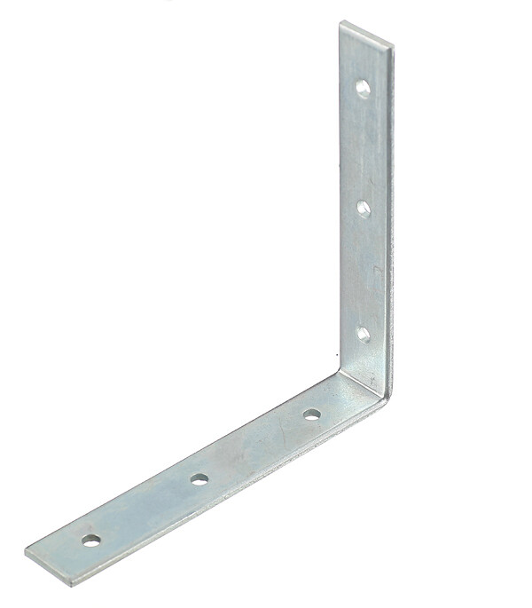 Изображение товара Уголок узкий оцинкованный 150х150х25х4 мм для деревянных и металлических конструкций