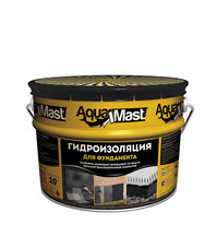 Мастика битумная Гидроизоляция для фундамента АкваМаст 10 кг