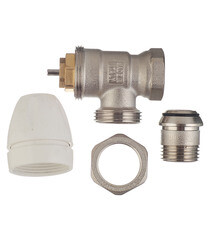 Клапан термостатический угловой Tiemme 1/2 НР(ш) х 1/2 ВР(г) для радиатора (3300005) - фото 4