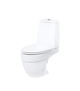 Унитаз-компакт AM.PM Bliss L C538607SC с горизонтальным выпуском дюропласт с микролифтом