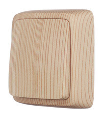 Выключатель Hegel Alfa одноклавишный накладной сосна (ВА10-113-02) - фото 2