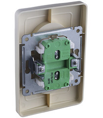 Розетка Hegel Master встраиваемая слоновая кость (РС16-341-01) - фото 4