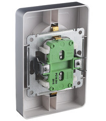 Розетка Hegel Master встраиваемая серебро (РС16-351-06) - фото 4