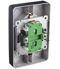 Розетка Hegel Master встраиваемая черная (РС16-351-08) - фото 2