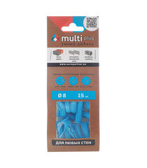 Дюбель универсальный MULTI plug 8x32 мм нейлон (15 шт.) - фото 3
