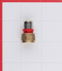 Соединитель прямой Tiemme 20(пресс) х 3/4 ВР(г) - фото 2