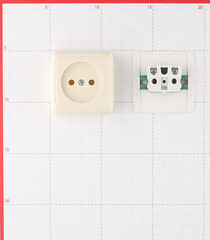 Розетка Hegel Alfa накладная слоновая кость (РА16-103-01) - фото 2