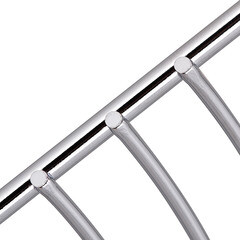 Полка для ванной ЧМЗ угловая трехъярусная 222х222х474 мм металл хром (501-006-28) - фото 3