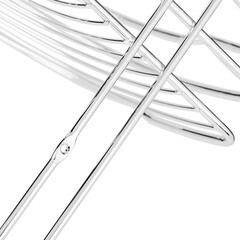 Полка для ванной ЧМЗ Стамбул угловая трехъярусная 222х222х720 мм металл хром (501-006-01) - фото 2