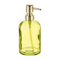 Изображение товара Дозатор для мыла Moroshka Bright Colors настольный стекло зеленый (917-308-01)