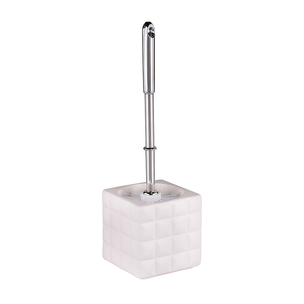 Изображение товара Ершик для унитаза Verran Quadratto напольный пластик керамика белый