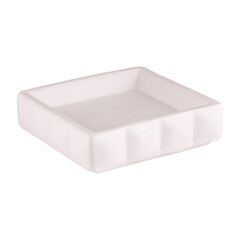 Мыльница для ванной Verran Quadratto настольная керамика белая (880-11) - фото 1