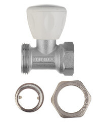 Клапан регулирующий Tiemme 3/4 НР(ш) х 3/4 ВР(г) для радиатора (3220016) - фото 2