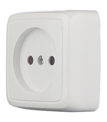 Розетка Hegel Alfa накладная белая (РА16-103) - фото 3