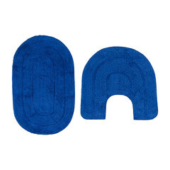 Изображение товара Коврик для ванной/туалета синий 50х80/50х50 см Verran Couple (500-30)