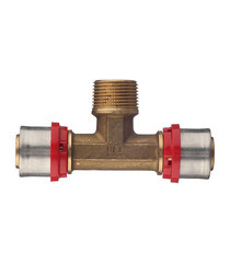 Тройник Tiemme 26(пресс) х 3/4 НР(ш) х 26(пресс) - фото 5