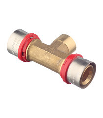 Тройник Tiemme 32(пресс) х 1/2 ВР(г) х 32(пресс) - фото 2