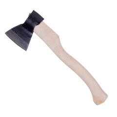 Топор кованый 0,6 кг ширина лезвия 100 мм в сборе тип А0