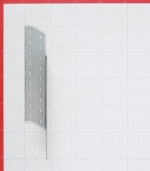 Держатель балки правый оцинкованный 250х40х40х2 мм - фото 2