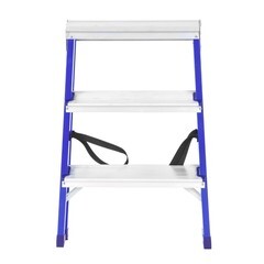 Стремянка Ремоколор 3 ступени стальная двухсторонняя