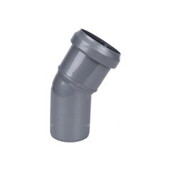 Отвод Ремоколор d50 мм 30° пластиковый для внутренней канализации