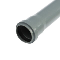 Труба канализационная Атлас Пласт d50х2000 мм пластиковая для внутренней канализации