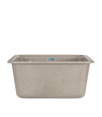 Мойка для кухни Granula Standard 50х42х19 см врезная кварц бежевая - фото 8